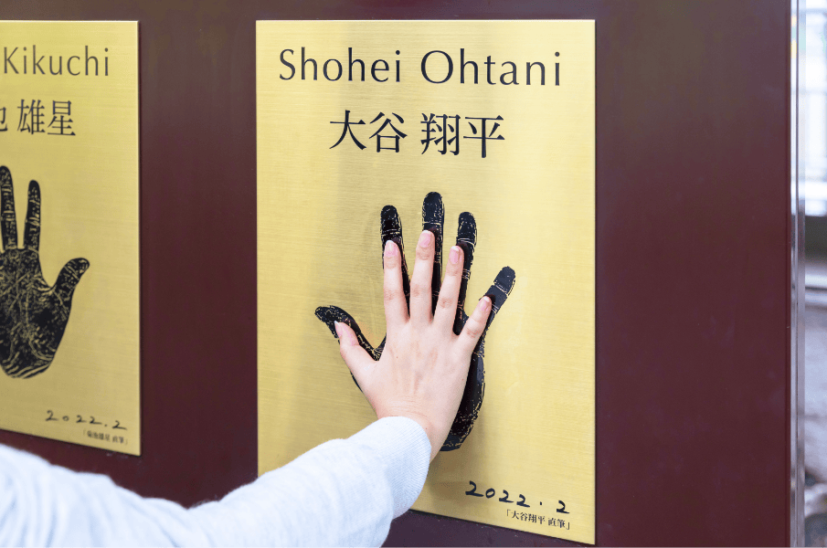 花巻ゆかりのメジャーリーガー記念モニュメント