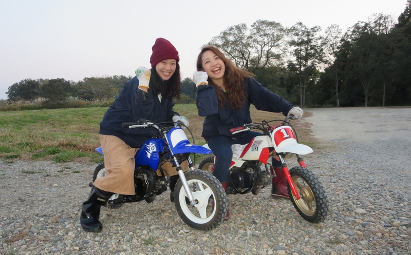 花巻スポーツランドでミニバイク体験