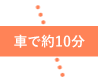 車で約10分